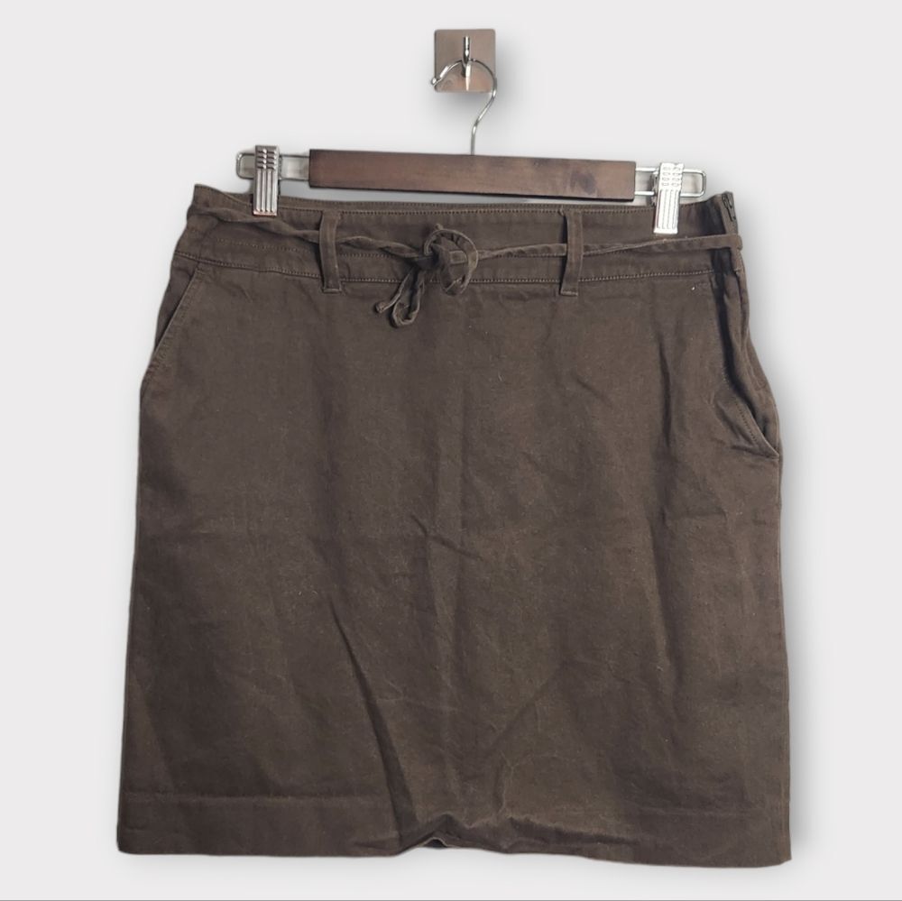 Lacoste Vintage Straight Belted Mini Skirt 8
